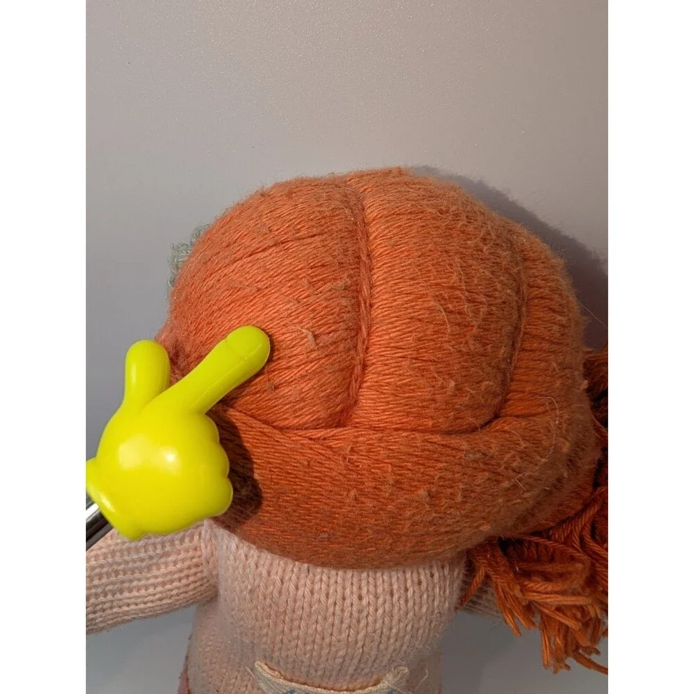 BLABLA Melody the Mermaid Knit Plush Doll Orange Hair 18” Soft Toy Pink Peru